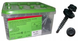 Essve samowiercący wkręt farmer ral7016 250szt