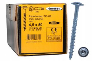 Eurotec wkręty do drewna 4.5x50 talerzykowe torx