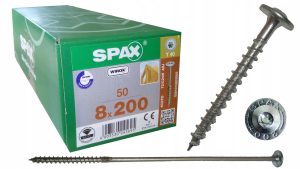 Spax wkręty ciesielskie konstrukcyjne 8x200 talerz