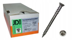 Jd plus wkręt do deski tarasowej 5x70 a2 100szt