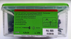 Essve samowiercący wkręt farmer ral9005 - 250szt