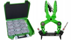 Essve hds ukryty montaż wkręty 4,8x60 bit walizka