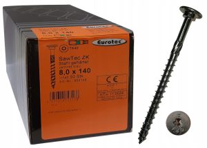 Eurotec wkręt ciesielski konstrukcyjny 8x140 torx