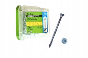 Essve wkręty do drewna 3x12mm torx essdrive cynk biały