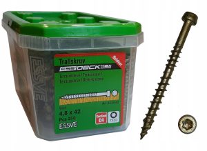 Essve wkręt do deski tarasowej 4.8x42 250szt