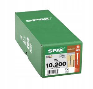 Spax wkręty ciesielskie konstrukcyjne 10x200- 25szt