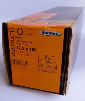 Eurotec wkręt do betonu sześciokątny 12,5x180 stal ocynkowana