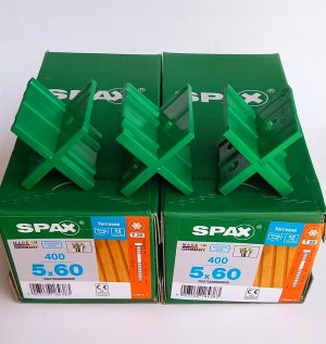 Spax-d wkręty tarasowe 5x60 800szt srebrne + 3 krzyżyki gratis