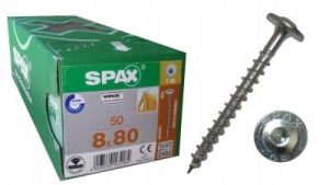 Spax wkręty ciesielskie konstrukcyjne 8x80 talerz