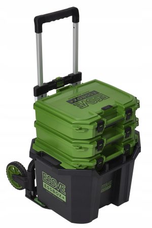 Essve essbox+ wózek + skrzynia + walizki - essbox plus komplet 5szt