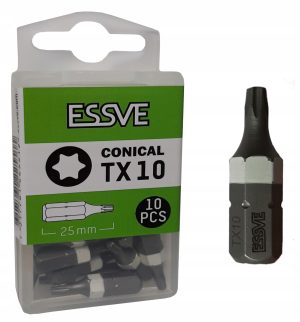 Essve torx tx10 25mm bit tx - 1szt