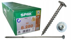 Spax wkręty ciesielskie konstrukcyjne 8x280 talerz