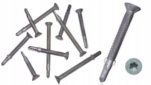 Wkręty samowiercące drewno metal - 4,8x38 torx 10szt