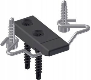 Ukryty montaż tarasu gleitfix ae 22 mocowanie deski startowej i końcowej