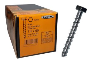 Eurotec wkręt do betonu sześciokątny 7.5x60 ocynk