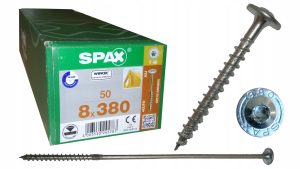 Spax wkręty ciesielskie konstrukcyjne 8x380 talerz