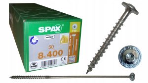 Spax wkręty ciesielskie konstrukcyjne 8x400 talerz