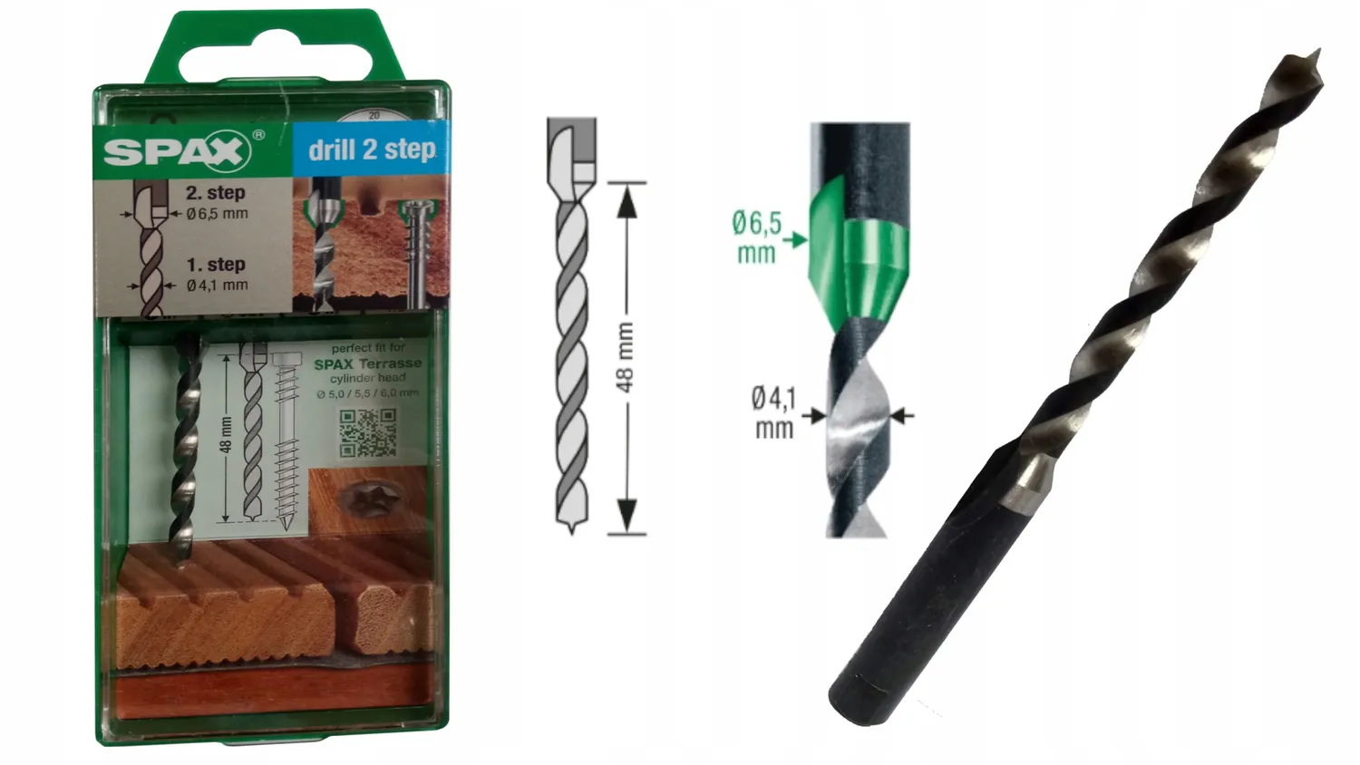 Spax wkręt tarasowy 5x60 500szt inox zestaw bonus - obrazek 3