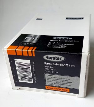 Eurotec zszywki do hammera takera tackera młotkowego - 8 mm