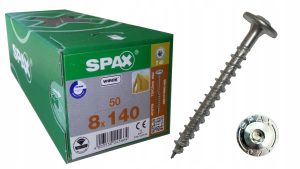 Spax wkręty ciesielskie konstrukcyjne 8x140 talerz