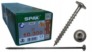Spax wkręty ciesielskie konstrukcyjne 10x300 25szt