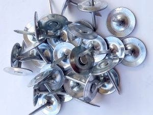 Gwoździe papowe z podkładką ocynkowane - 3.0x30 - 1kg