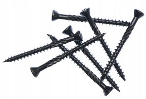 Eurotec wkręty nierdzewne 4,5x60 fasada czarny tx