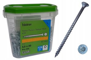 Essve wkręty do drewna 3x20mm torx essdrive