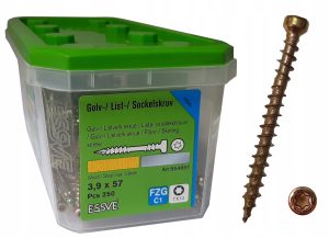 Essve wkręty do drewna 3,9 x 57 - 250szt