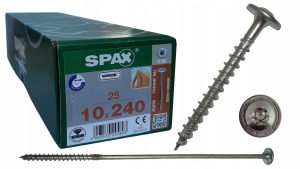 Spax wkręty ciesielskie konstrukcyjne 10x240 25szt